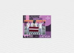 Latvijas Pasts izdod pastmarku XXXII Vasaras olimpisko spēļu zelta medaļu ieguvējiem – Latvijas 3x3 basketbola izlasei 